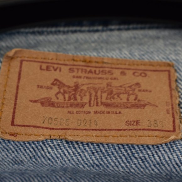 VTG Levi Denim Jacket 70505 - Picture 2 of 4